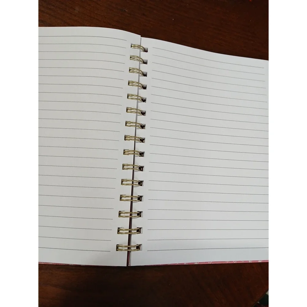 Only My Cat Understands Me Journal Peach Orange Hardcover Medium Spiral Blank